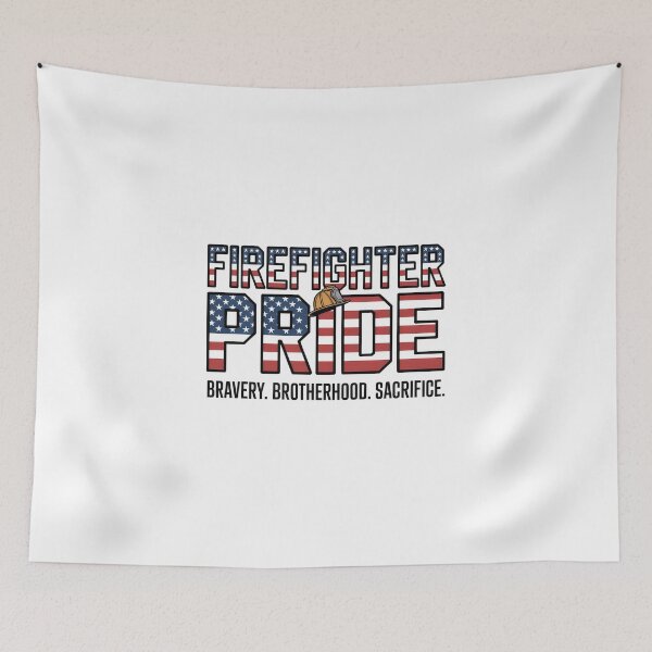 Item preview, Firefighter Pride  Bravery, Brotherhood, Sacrifice designed and sold by Enea Kelo.