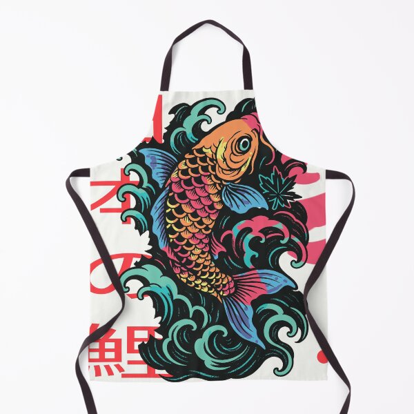 Item preview, Japanese Koi Carp–Traditional Tattoo Style Orange Fish designed and sold by EzekRenne.
