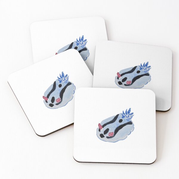 Item preview, Pastel Blue and Black Dorid Nudibranch designed and sold by EPiCmarbio.