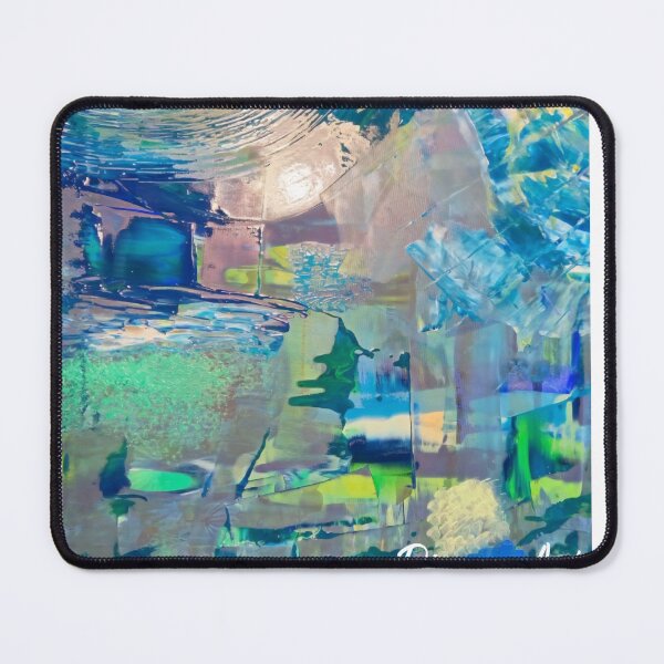 Item preview, Green blue abstract designed and sold by PipassoArt.
