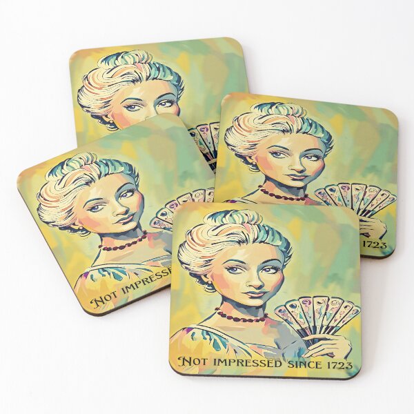 Item preview, Not Impressed Since 1723 Portrait designed and sold by gleefulme.