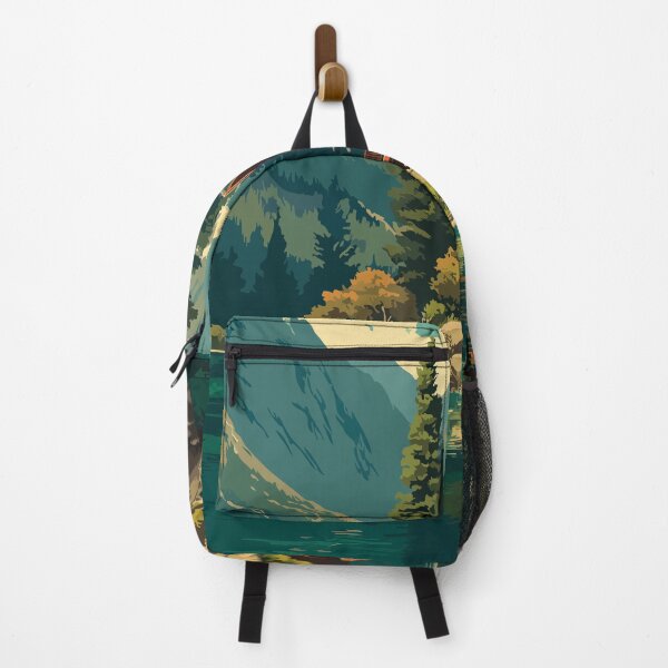 Item preview, Boone North Carolina Vintage Travel Art | Appalachian Mountain Cabin designed and sold by TuncGK.
