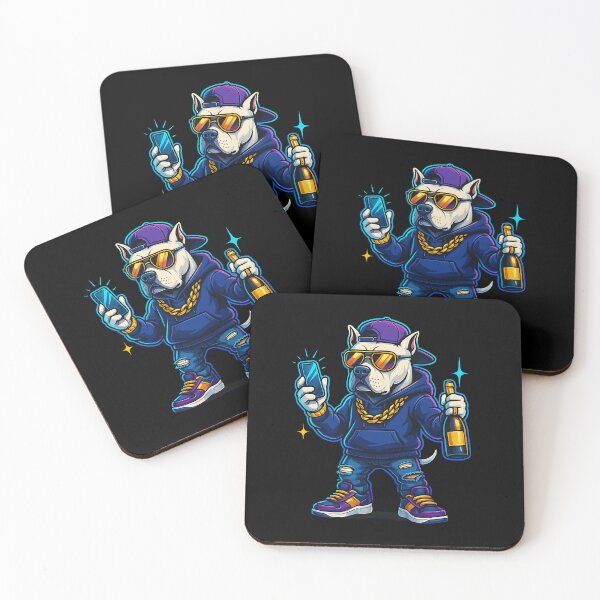 Item preview, Cool Hip Hop Dog – Streetwear Rap Style designed and sold by Bawek85Designs.