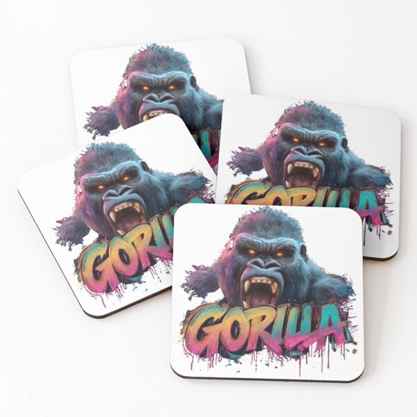 Item preview, Gorilla – Graffiti Street Art Design designed and sold by AlexLineArt.