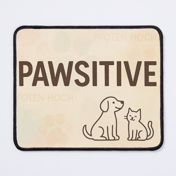 Item preview, PAWSITIVE - No. 7 - Paws up! - My heart beats for cats, dogs, and all other animals! 6000x6000 designed and sold by darky72.