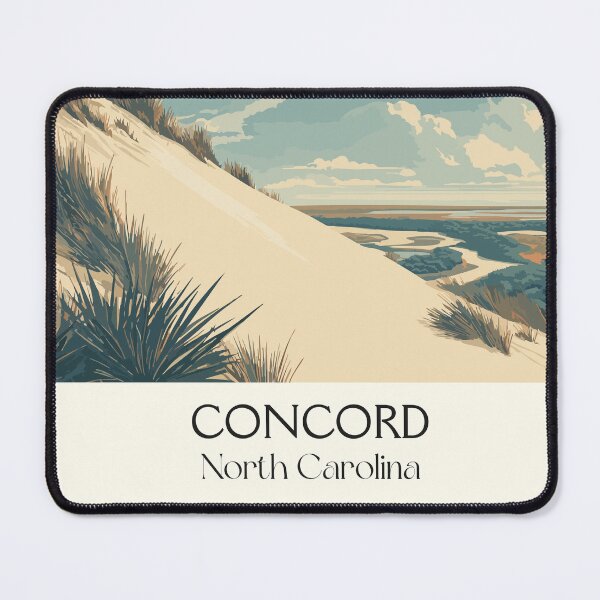 Item preview, Concord North Carolina Retro Travel Art | Vintage Aviation Design designed and sold by TuncGK.