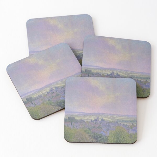Item preview,  Totnes from Harpers Hill3（watercolour + AI) designed and sold by artsmeow.