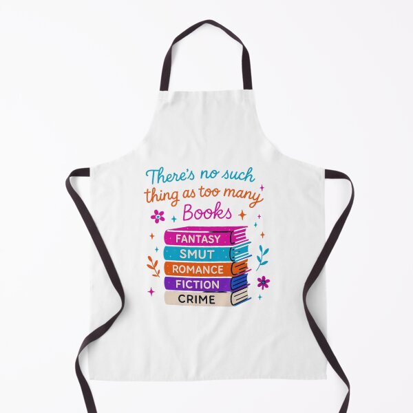 Item preview, Bright Book Lover Design – “There’s No Such Thing As Too Many Books” Colorful Quote for Readers & Bibliophiles designed and sold by GemBob Creations.