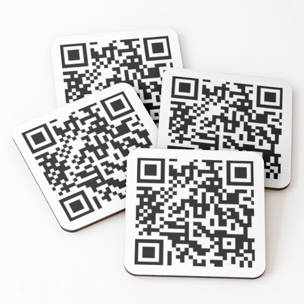Artikelvorschau, Rickroll-QR-Code entworfen und verkauft von VenomApparel.