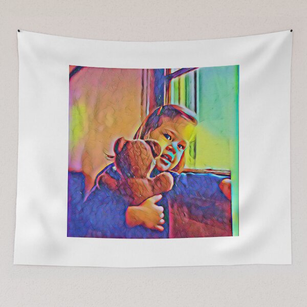 Item preview, Girl with her Teddy designed and sold by Bobthebug.