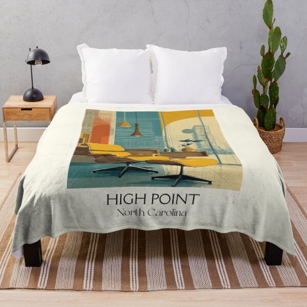 Item preview, High Point North Carolina Retro Art | Mid-Century Modern Interior Design designed and sold by TuncGK.