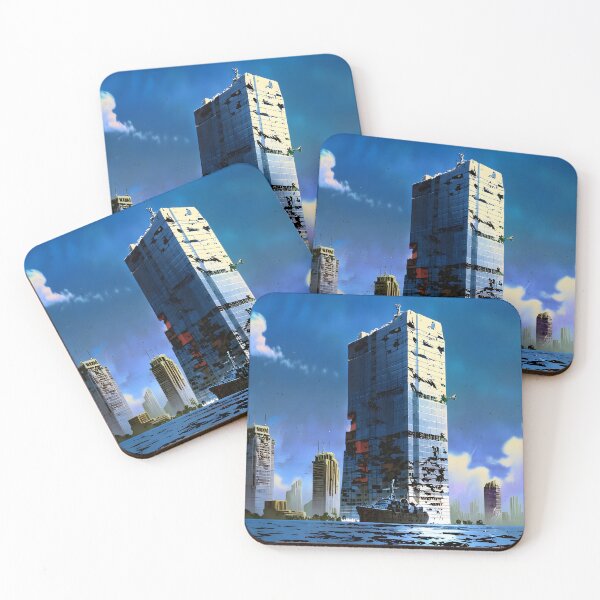Item preview, Abandoned building in post-apocalyptic city designed and sold by Ledsor.