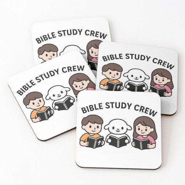 Item preview, Cute Bible Study Crew | Christian Kids Reading Scripture designed and sold by Heavenly-Cloudz.