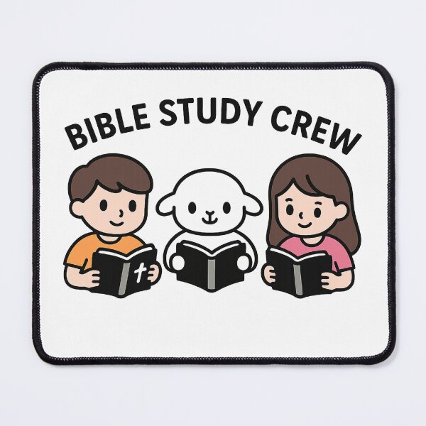 Item preview, Cute Bible Study Crew | Christian Kids Reading Scripture designed and sold by Heavenly-Cloudz.