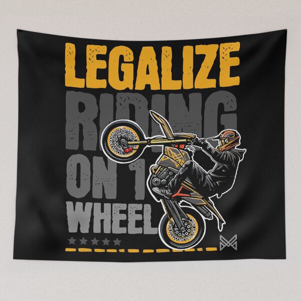 Item preview, Motorcycle Stunt Art | Extreme Rider Design designed and sold by monsalve-autos.
