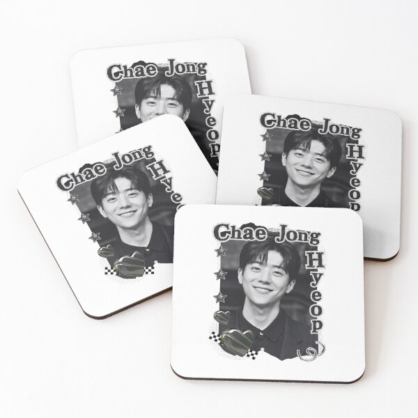 Item preview, Chae Jong-hyeop (채종협) Korean Actor Black and White Collage Digital Art Portrait designed and sold by AJUNICE STUDIO.