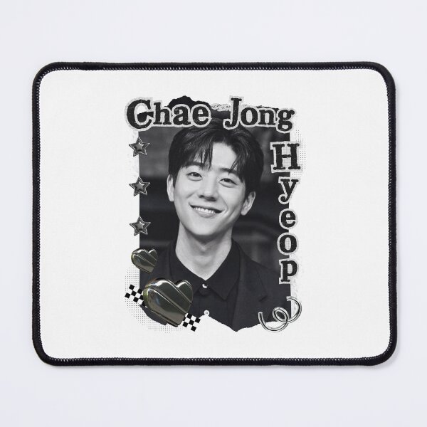 Item preview, Chae Jong-hyeop (채종협) Korean Actor Black and White Collage Digital Art Portrait designed and sold by AJUNICE STUDIO.