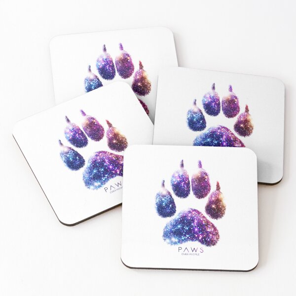 Item preview, Paws Over People – Galaxy Paw Print Design designed and sold by VisionaryVeils.