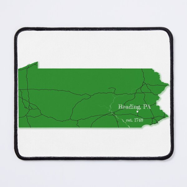 Item preview, Reading, PA [Green] designed and sold by PhilbonianDezin.