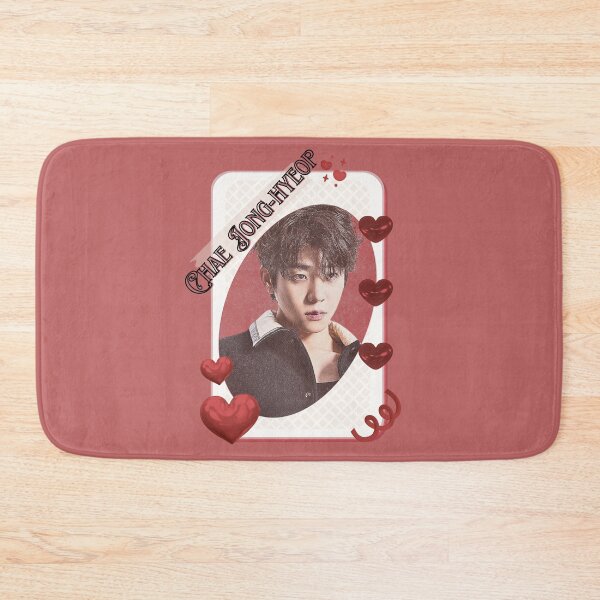 Item preview, Chae Jong-hyeop (채종협) Korean Actor Card Red Aesthetic Collage Design designed and sold by AJUNICE STUDIO.