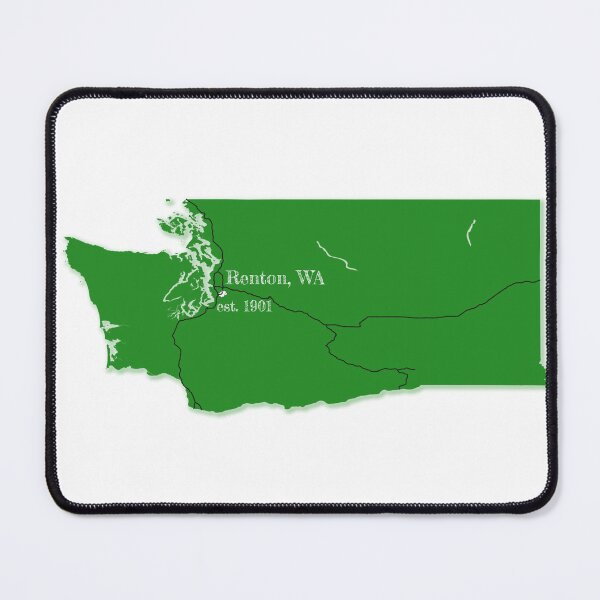 Item preview, Renton, WA [Green] designed and sold by PhilbonianDezin.