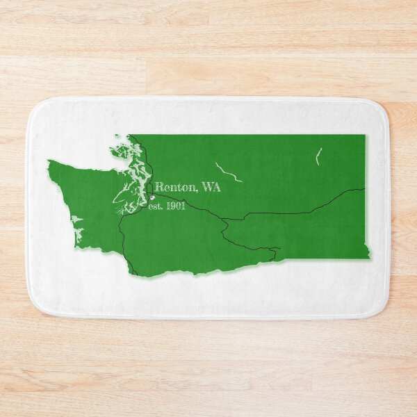 Item preview, Renton, WA [Green] designed and sold by PhilbonianDezin.