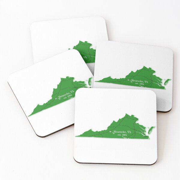 Item preview, Roanoke, VA [Green] designed and sold by PhilbonianDezin.