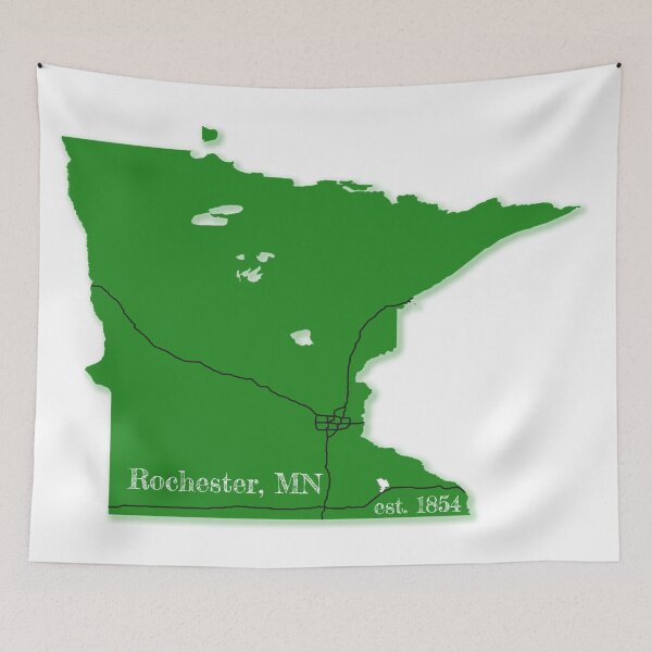 Item preview, Rochester, MN [Green] designed and sold by PhilbonianDezin.