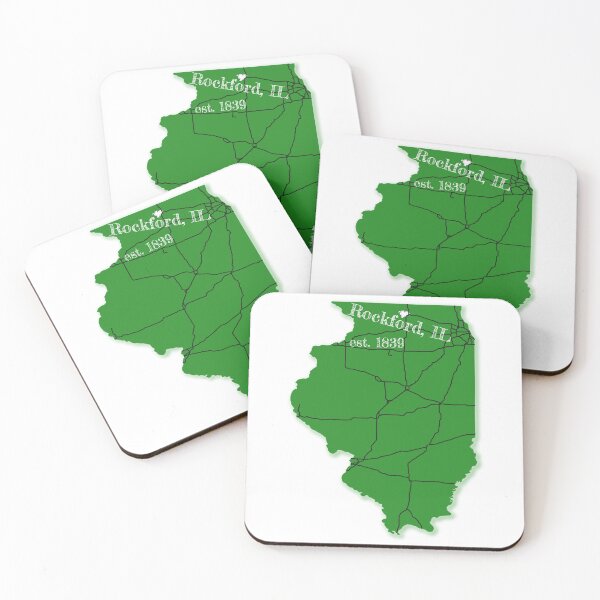 Item preview, Rockford, IL [Green] designed and sold by PhilbonianDezin.