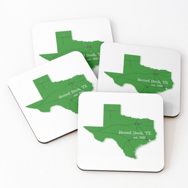 Item preview, Round Rock, TX [Green] designed and sold by PhilbonianDezin.