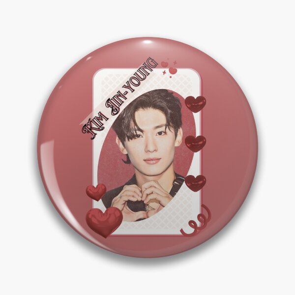 Item preview, Kim Jin-young Dex (김진영) Korean Actor Card Red Aesthetic Collage Design designed and sold by AJUNICE STUDIO.