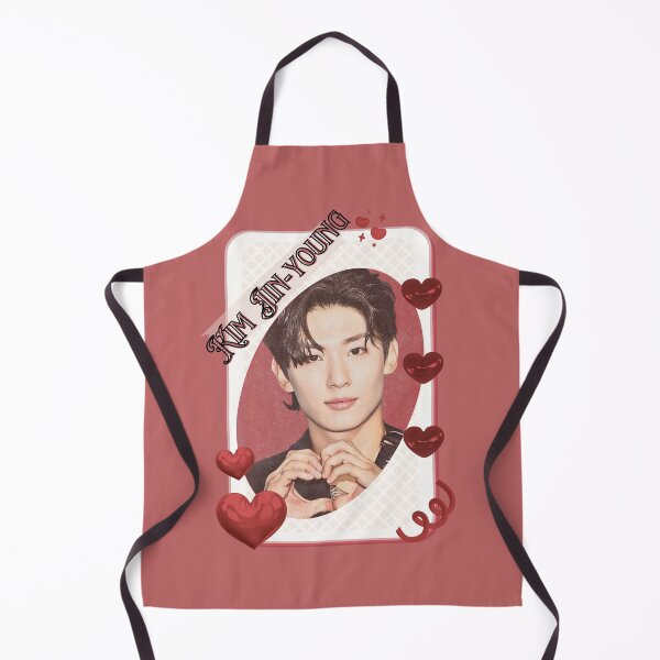 Item preview, Kim Jin-young Dex (김진영) Korean Actor Card Red Aesthetic Collage Design designed and sold by AJUNICE STUDIO.