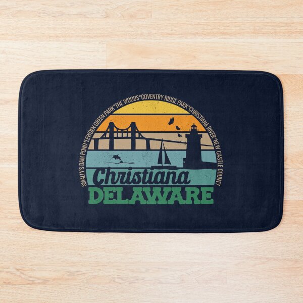Item preview, Christiana Delaware Retro Sunset Local Pride Logo  designed and sold by CRHPOD20.