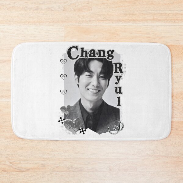 Item preview, Chang Ryul (장렬) Korean Actor Black and White Collage Digital Art Portrait designed and sold by AJUNICE STUDIO.