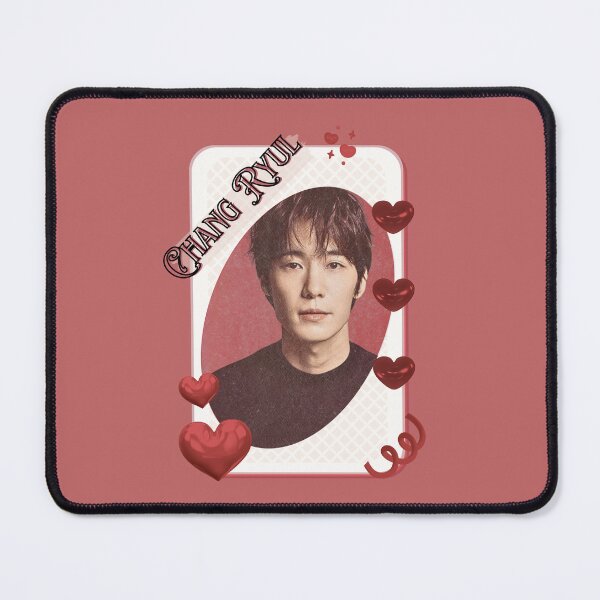 Item preview, Chang Ryul (장렬 ) Korean Actor Card Red Aesthetic Collage Design designed and sold by AJUNICE STUDIO.