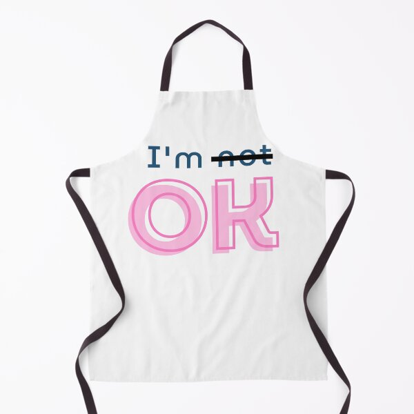 Item preview, I'm OK Positive Affirmation Design | Mental Health Awareness Art | Crossed Out Not Typography designed and sold by TialCorner.