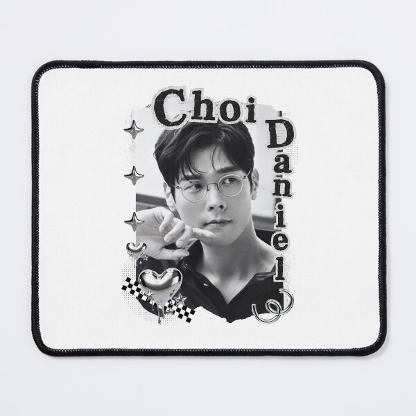 Item preview, Choi Daniel (최다니엘) Korean Actor Black and White Collage Digital Art Portrait designed and sold by AJUNICE STUDIO.
