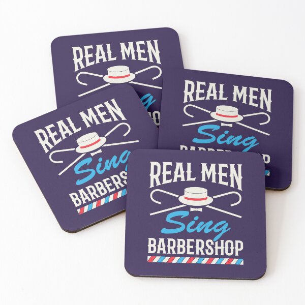Item preview, Real Men Sing Barbershop Harmony Quarter Singer designed and sold by jaygo.
