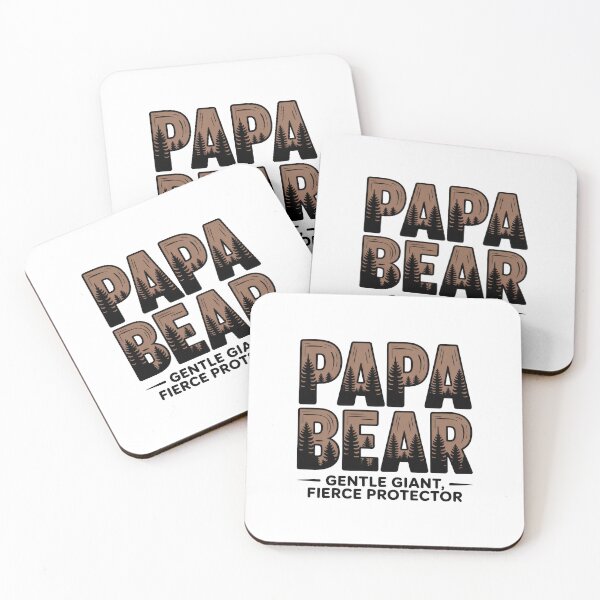 Item preview, The Papa Bear Gentle Giant, Fierce Protector designed and sold by Enea Kelo.