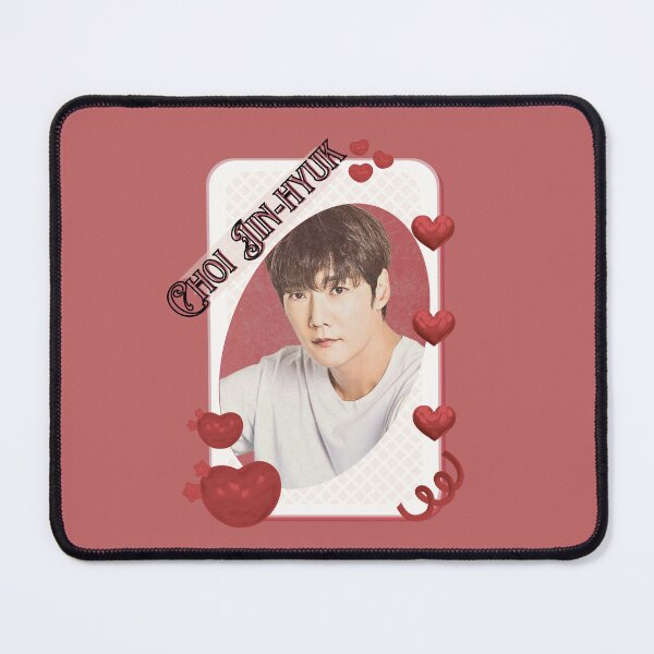 Item preview, Choi Jin-hyuk (최진혁) Korean Actor Card Red Aesthetic Collage Design designed and sold by AJUNICE STUDIO.