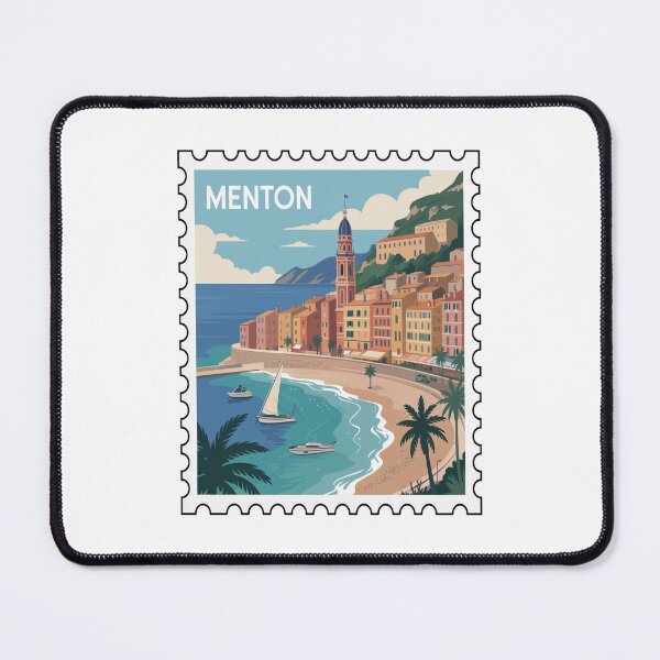 Item preview, Menton France Retro French Riviera Travel Sticker designed and sold by stickercuffs.