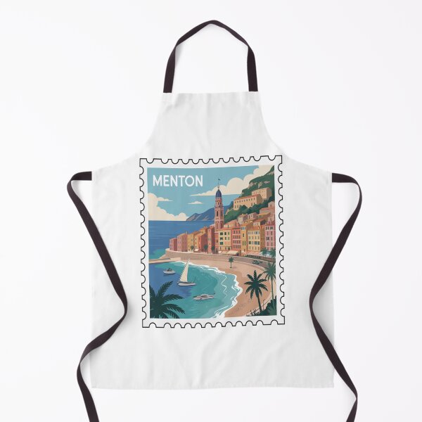 Item preview, Menton France Retro French Riviera Travel Sticker designed and sold by stickercuffs.