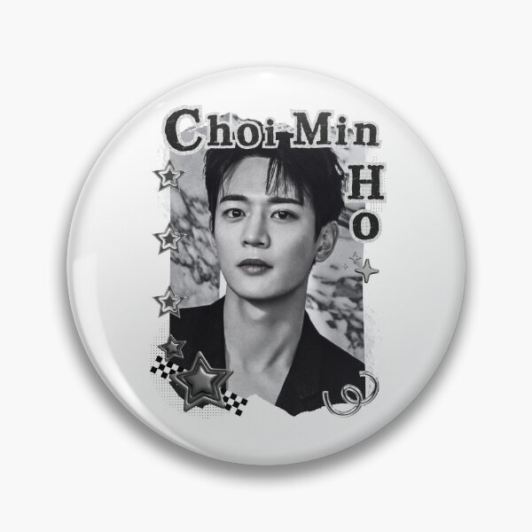 Item preview, Choi Min-ho (Minho of SHINee) (최민호) Korean Actor Black and White Collage Digital Art Portrait designed and sold by AJUNICE STUDIO.