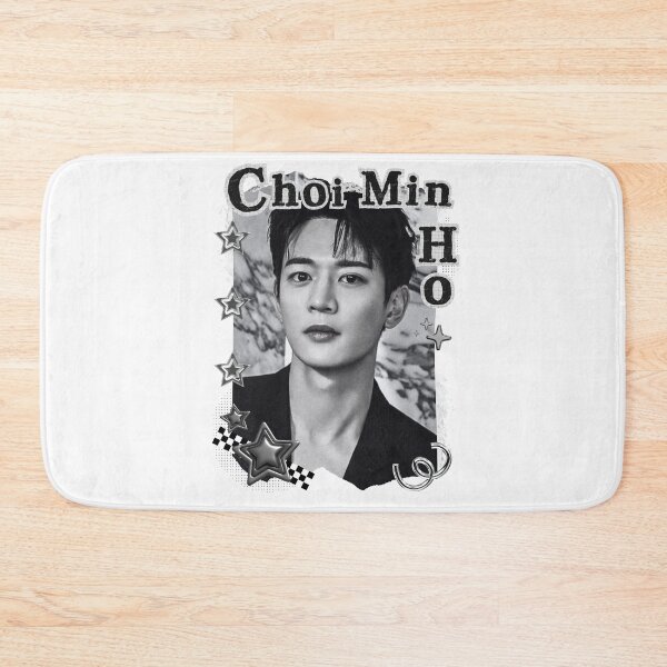 Item preview, Choi Min-ho (Minho of SHINee) (최민호) Korean Actor Black and White Collage Digital Art Portrait designed and sold by AJUNICE STUDIO.