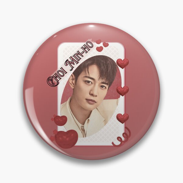 Item preview, Choi Min-ho (Minho of SHINee) (최민호) Korean Actor Card Red Aesthetic Collage Design designed and sold by AJUNICE STUDIO.