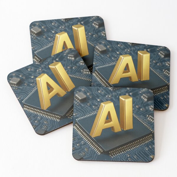 Item preview, Golden AI on Circuit Board designed and sold by Czerkiz.