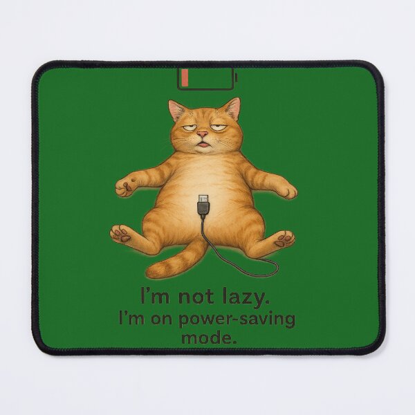 Item preview, Funny Sleeping Cat Power-Saving Mode Shirt designed and sold by TrendTribeTP.