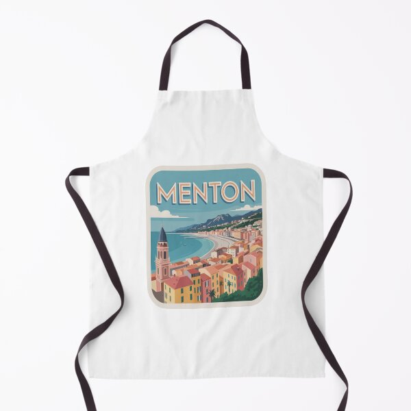 Item preview, Menton France Retro French Riviera Travel Sticker designed and sold by stickercuffs.
