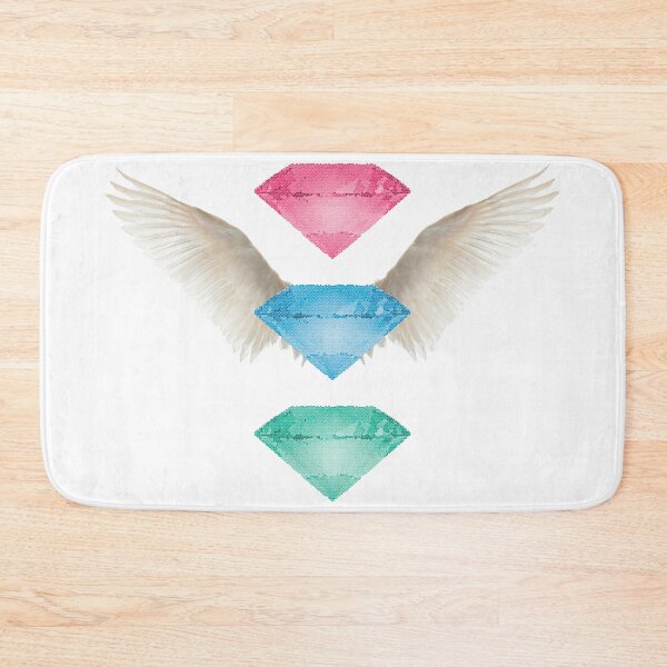 Item preview, Colorful Diamond Wings – Fantasy Gemstone Illustration designed and sold by mcuj-art.
