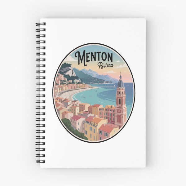 Item preview, Menton France Retro French Riviera Travel Sticker designed and sold by stickercuffs.